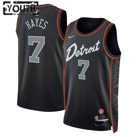 Maillot Enfant Detroit Pistons Killian Hayes 2023-24 Nike City Edition Noir Swingman Maillot Enfant Detroit Pistons Killian Hayes 2023-24 Nike City Edition Noir Swingman